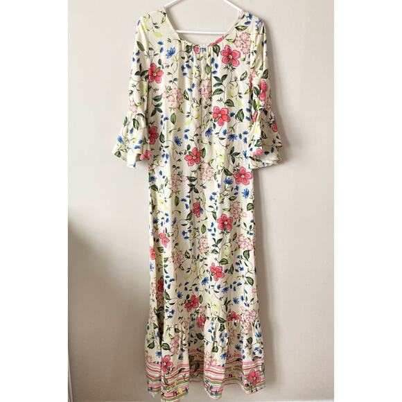 NWT CHRISTY DAWN Rowe Maxi Dress Cream Floral Size XS/S - Picture 9 of 10